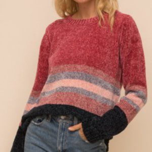 Color block sweater